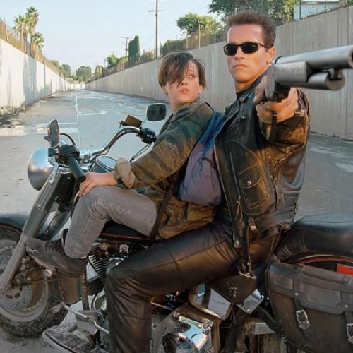 Harley-Davidson Fat Boy em O Exterminador do Futuro 2