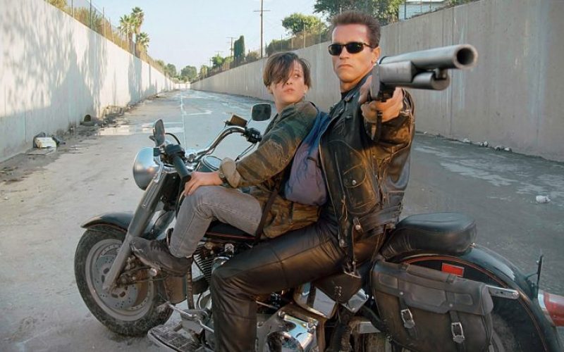 Harley-Davidson Fat Boy em O Exterminador do Futuro 2